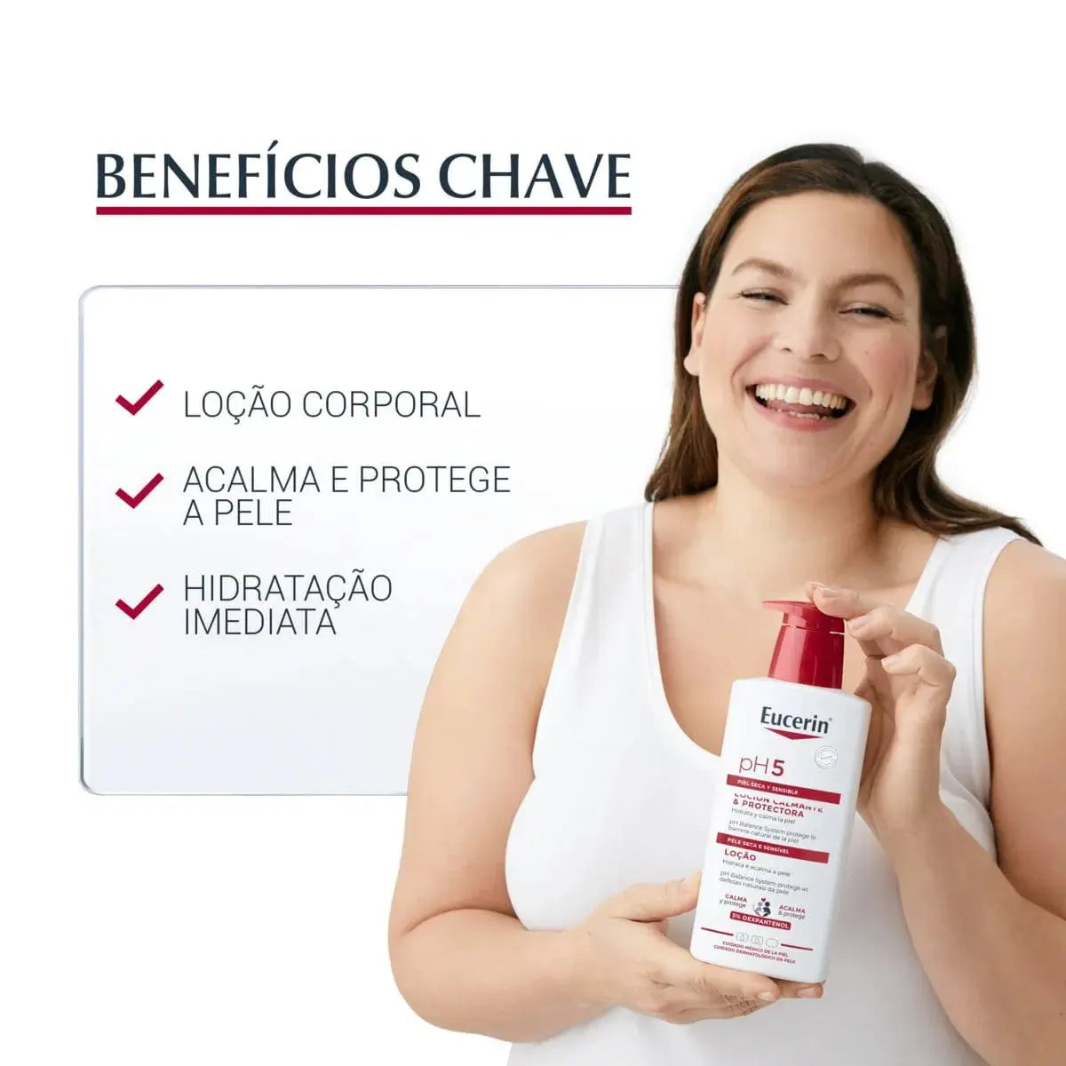 Eucerin Loção Hidratante Pele Seca e Sensível pH5