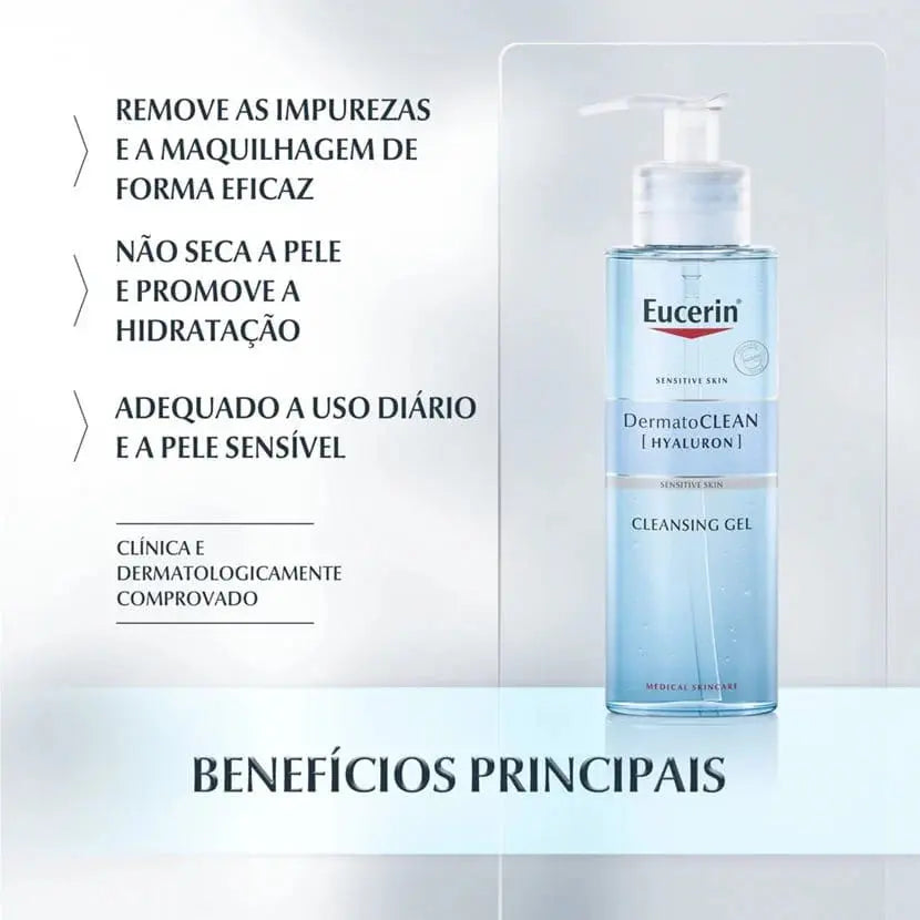 Eucerin Gel de Limpeza Pele Sensível Dermatoclean