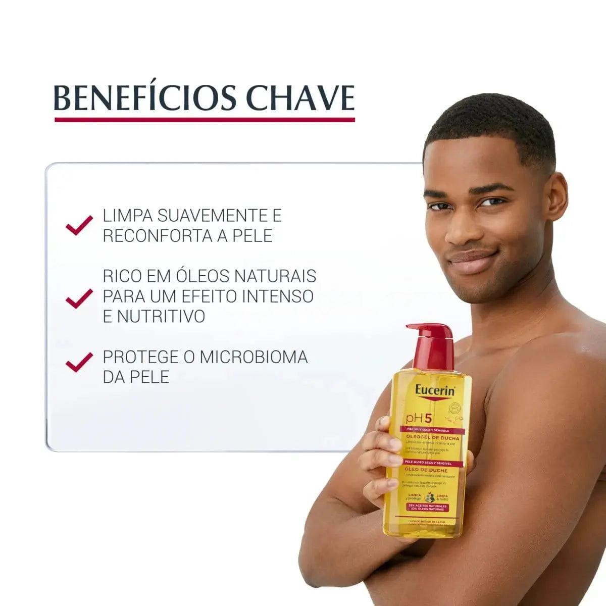 Eucerin Óleo de Duche Pele Sensível PH5