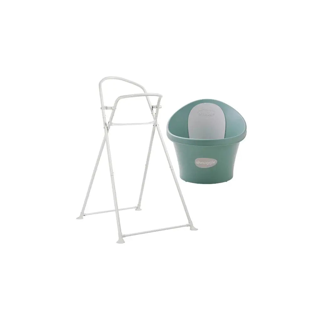 Shnuggle Banheira Ergonómica + Suporte Dobrável