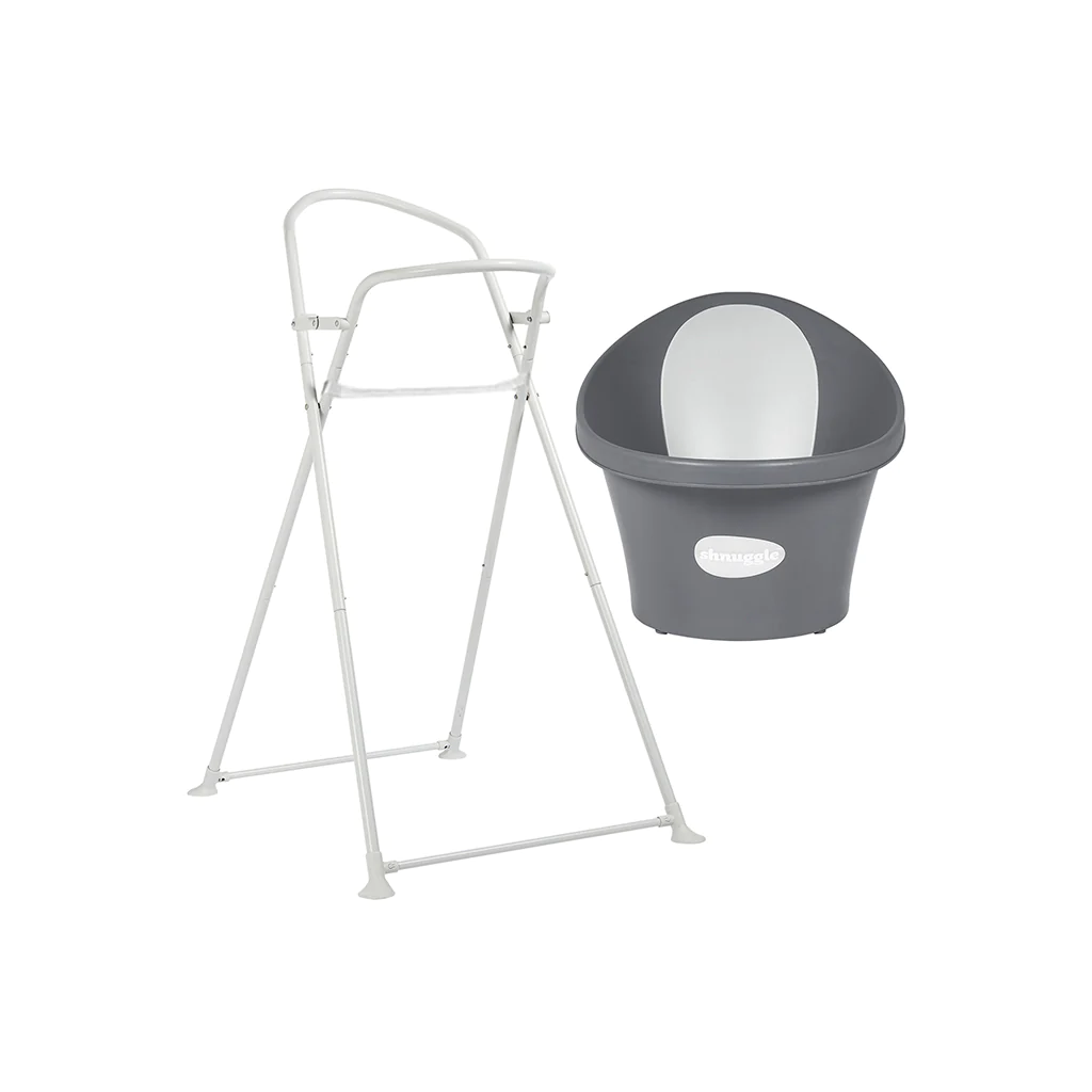 Shnuggle Banheira Ergonómica + Suporte Dobrável