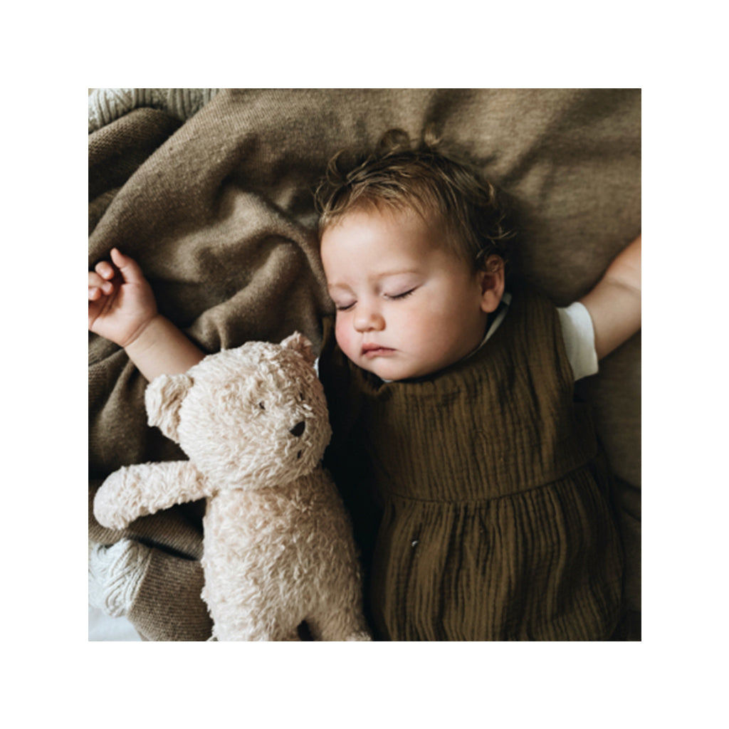 Peluche Ursinho Luz/Som Orgânico - Humming Bear Grey Moonie