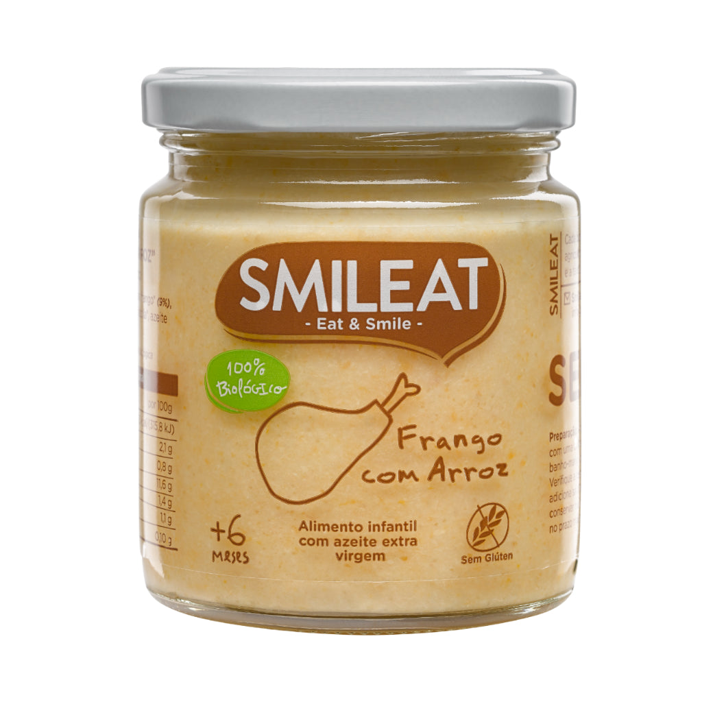 Smileat Boião de Frango com Arroz Biológico - Love my Pharma