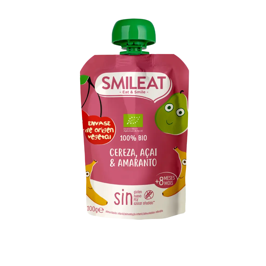 Smileat Pouch de Cereja, Açaí e Amaranto