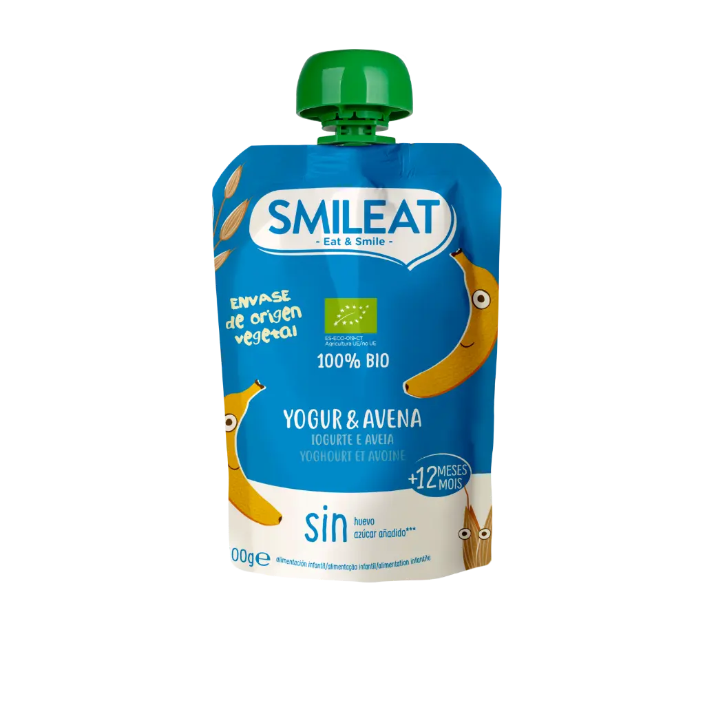 Smileat Pouch de Iogurte e Aveia