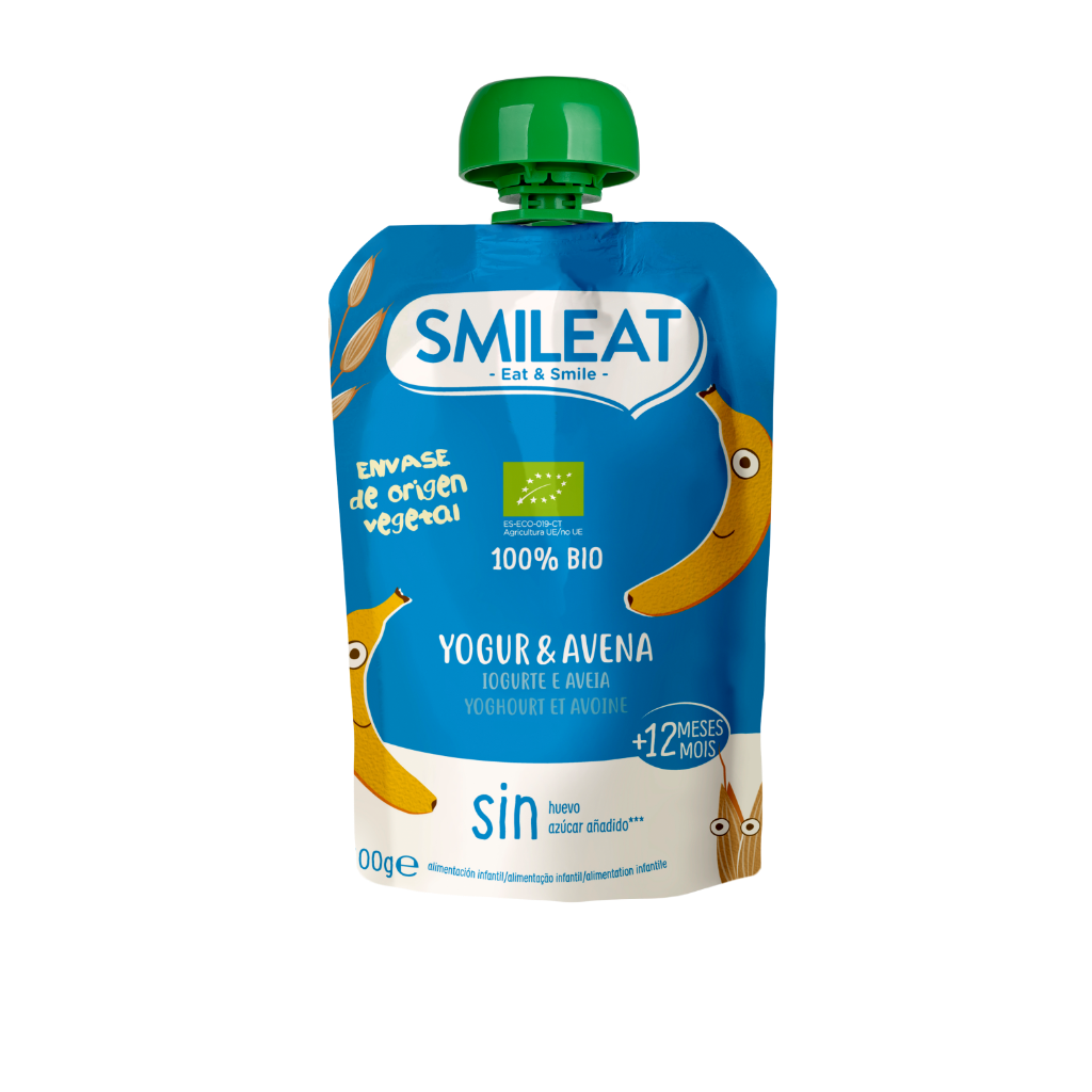 Smileat Pouch de Iogurte e Aveia