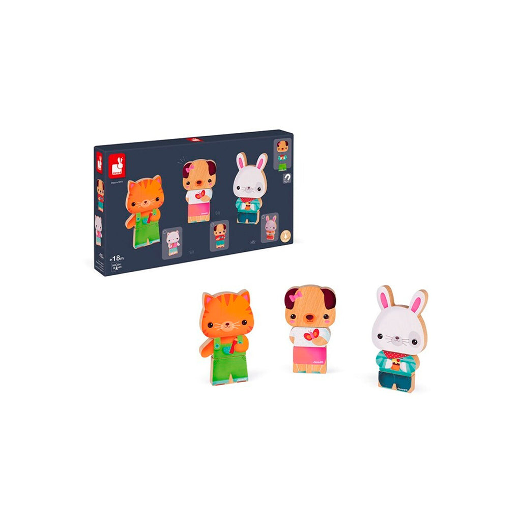 Janod Animais Companhia Magnéticos