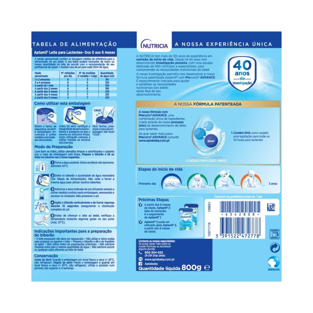 Leite Lactentes 1 Aptamil