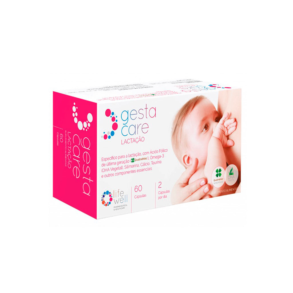 GestaCare Gestacare Lactação com Ácido Fólico e Omega 3