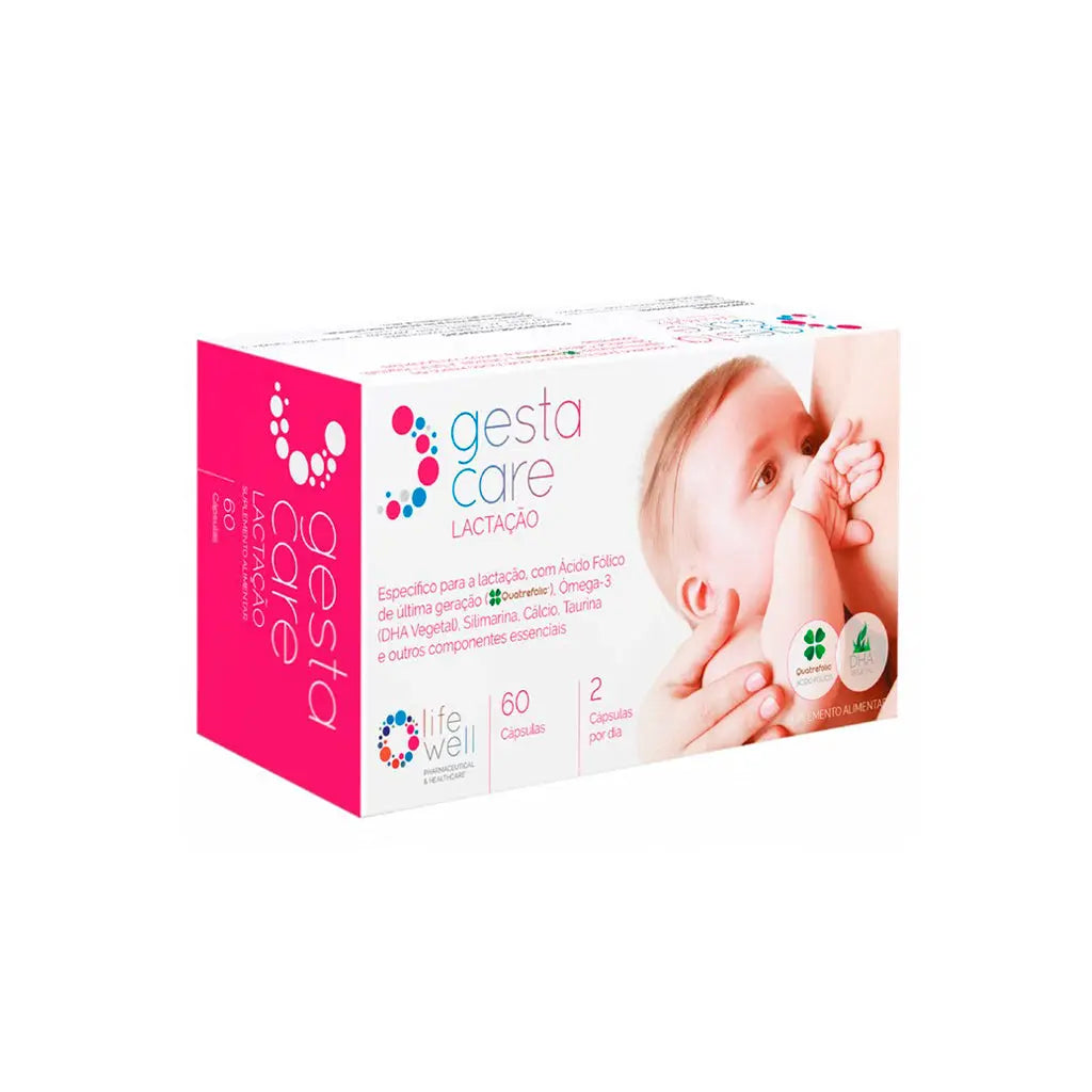 GestaCare Gestacare Lactação com Ácido Fólico e Omega 3