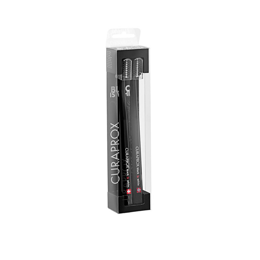 CURAPROX Kit Escova de Dentes Black is White