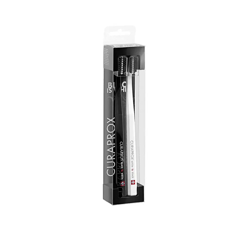CURAPROX Kit Escova de Dentes Black is White