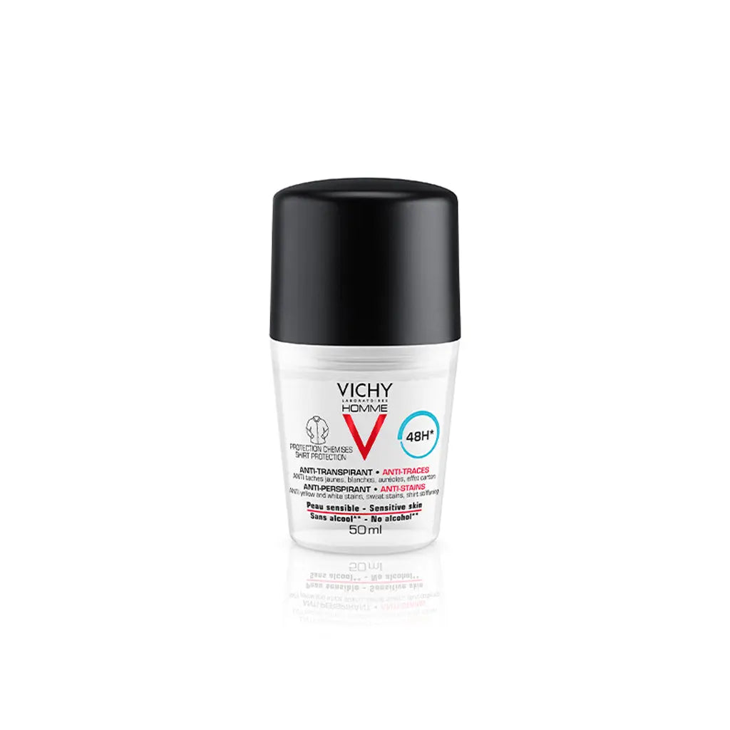 Vichy Desodorizante Roll-On Vichy Homme 48H Antimanchas