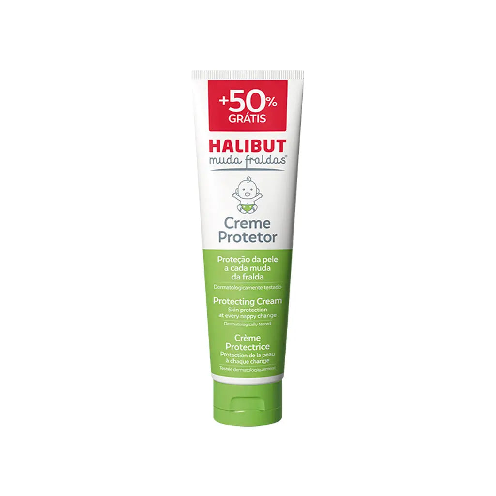 Halibut Creme Protetor com Oferta de 50% Grátis