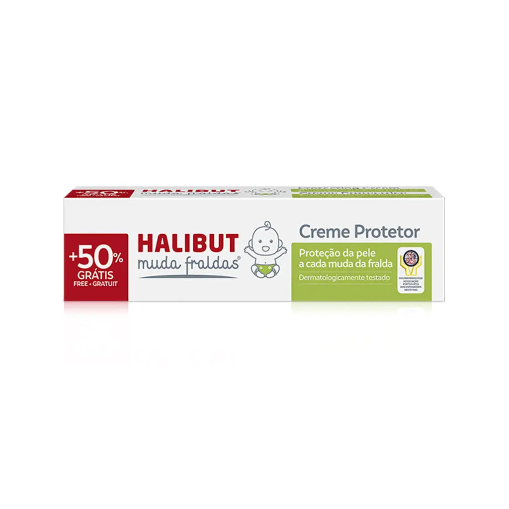 Halibut Creme Protetor com Oferta de 50% Grátis