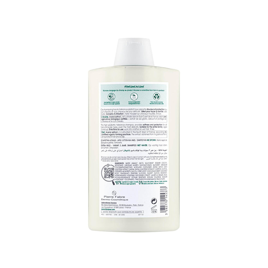 Klorane Champô Extra Suave com Aveia BIO