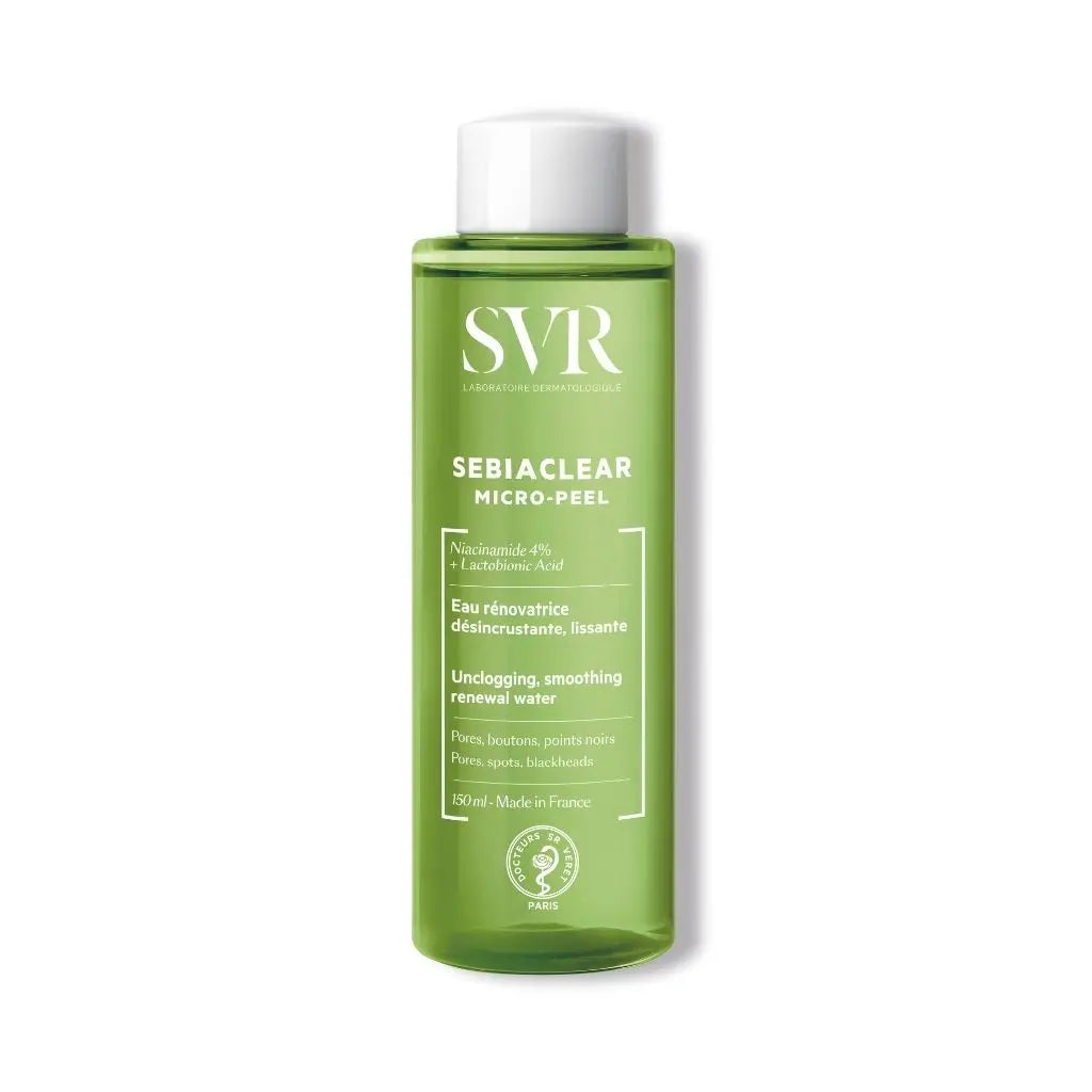SVR Sebiaclear Micropeel Água Renovadora e Alisadora da Pele Mista e Oleosa