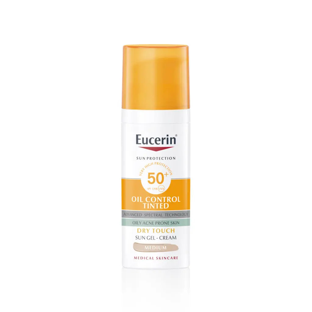 Eucerin Control Tinted Gel-Creme - Médio SPF50+