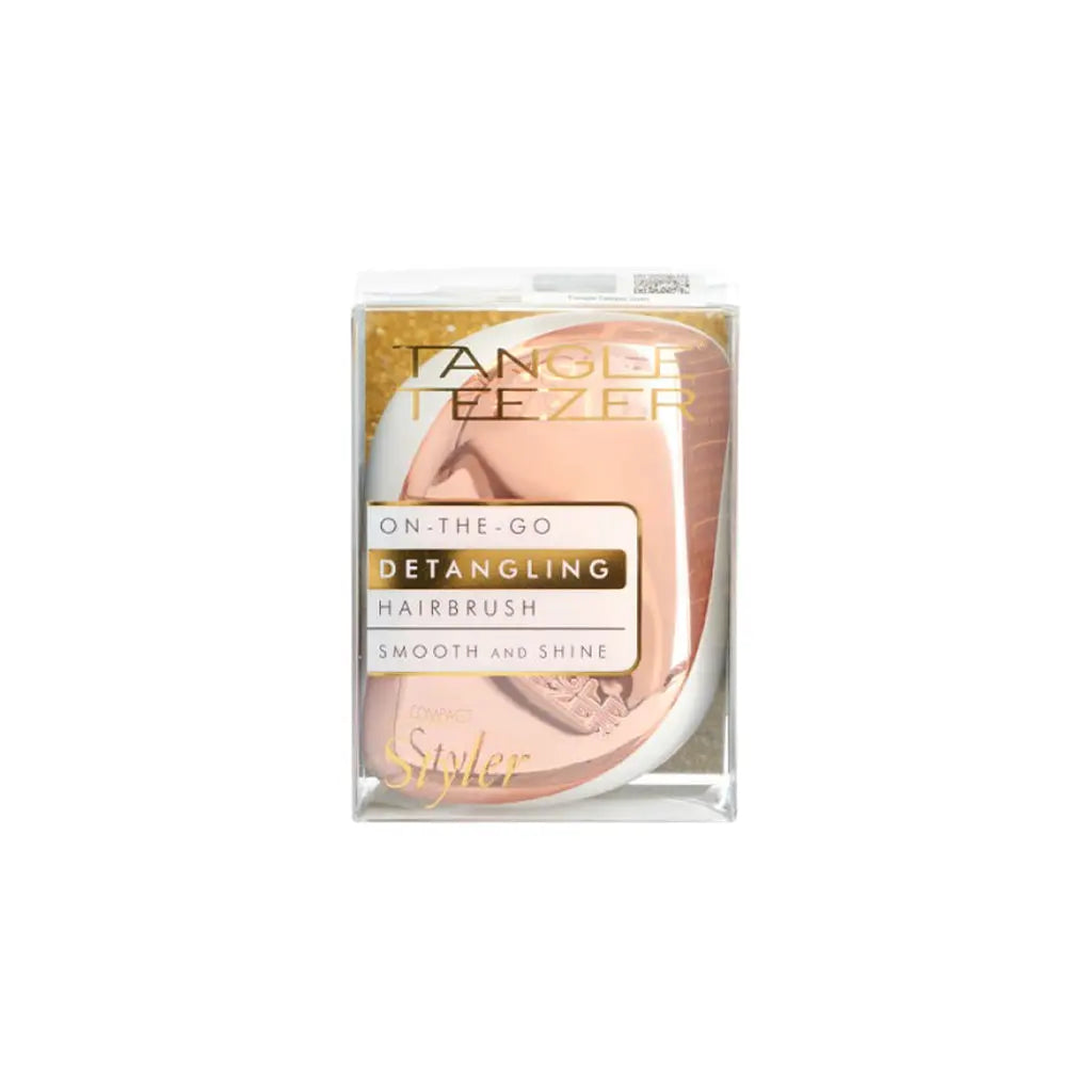 Escova Compact Styler Rosa Dourado Tangle Teezer