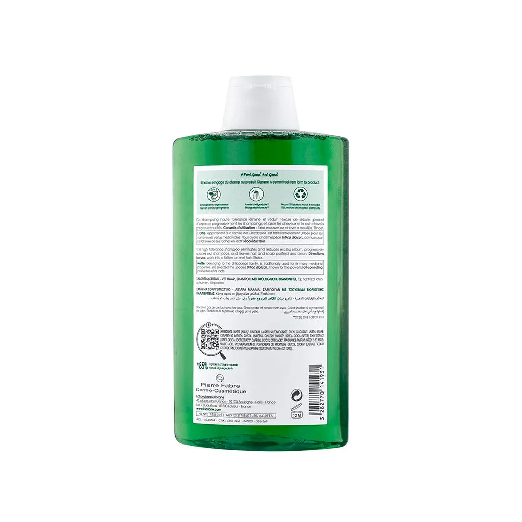 Klorane Champô Purificante com Ortiga Bio