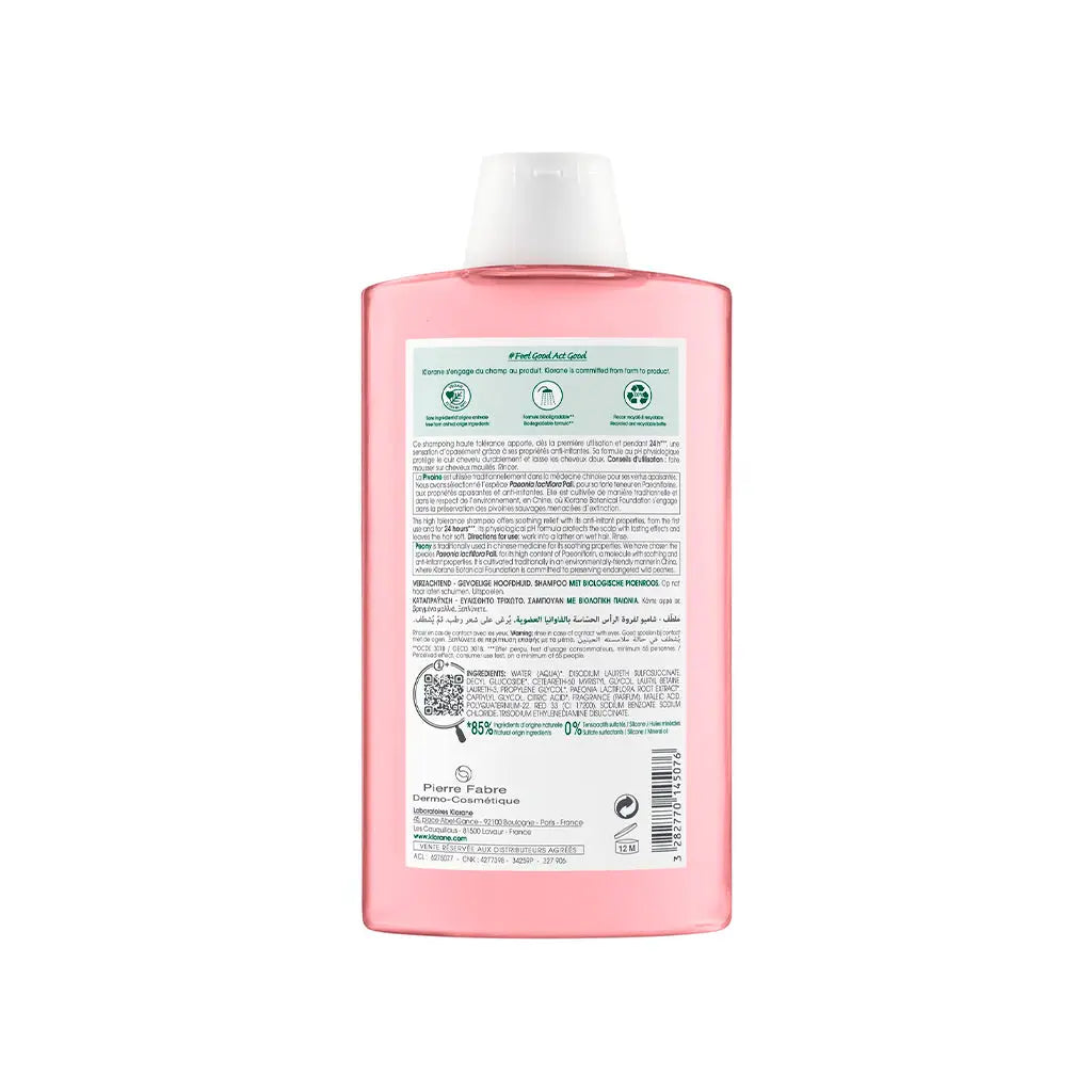 Klorane Champô Calmante com Peónia BIO