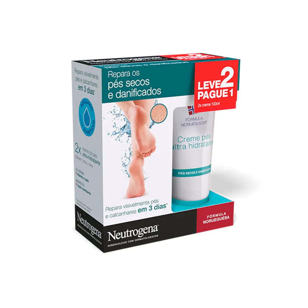 Neutrogena Creme de Pés Ultra Hidratante - Pack Promocional