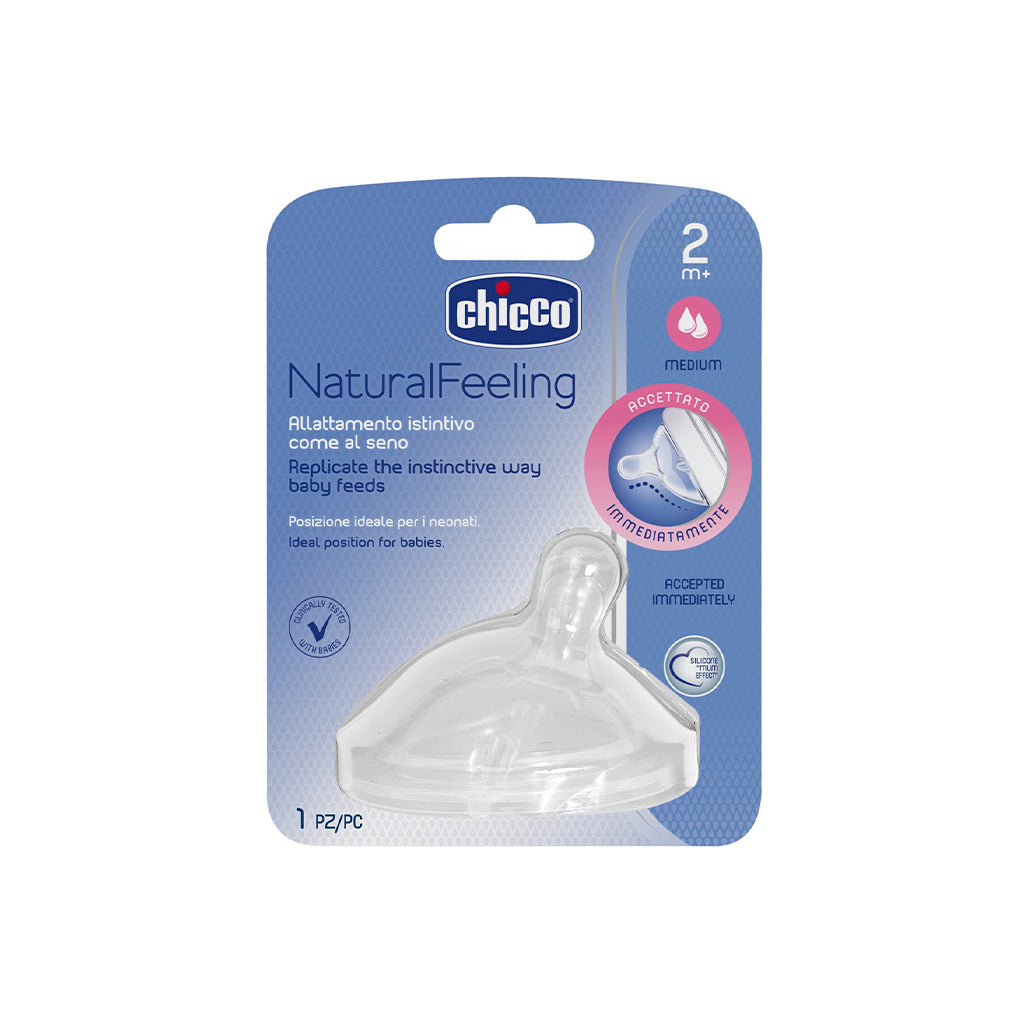 Chicco Tetina NaturalFeeling 1 Fluxo Médio