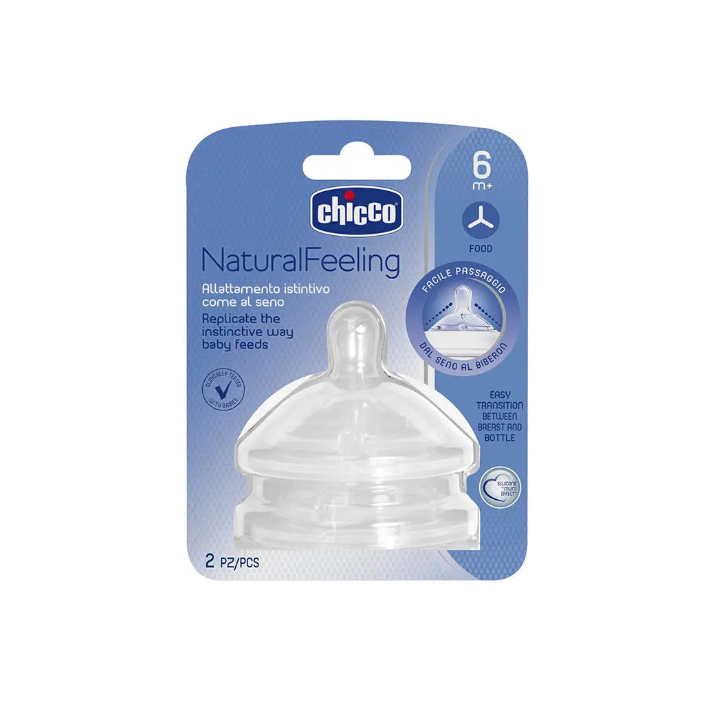 Chicco Tetina NaturalFeeling 3 Fluxo Papa