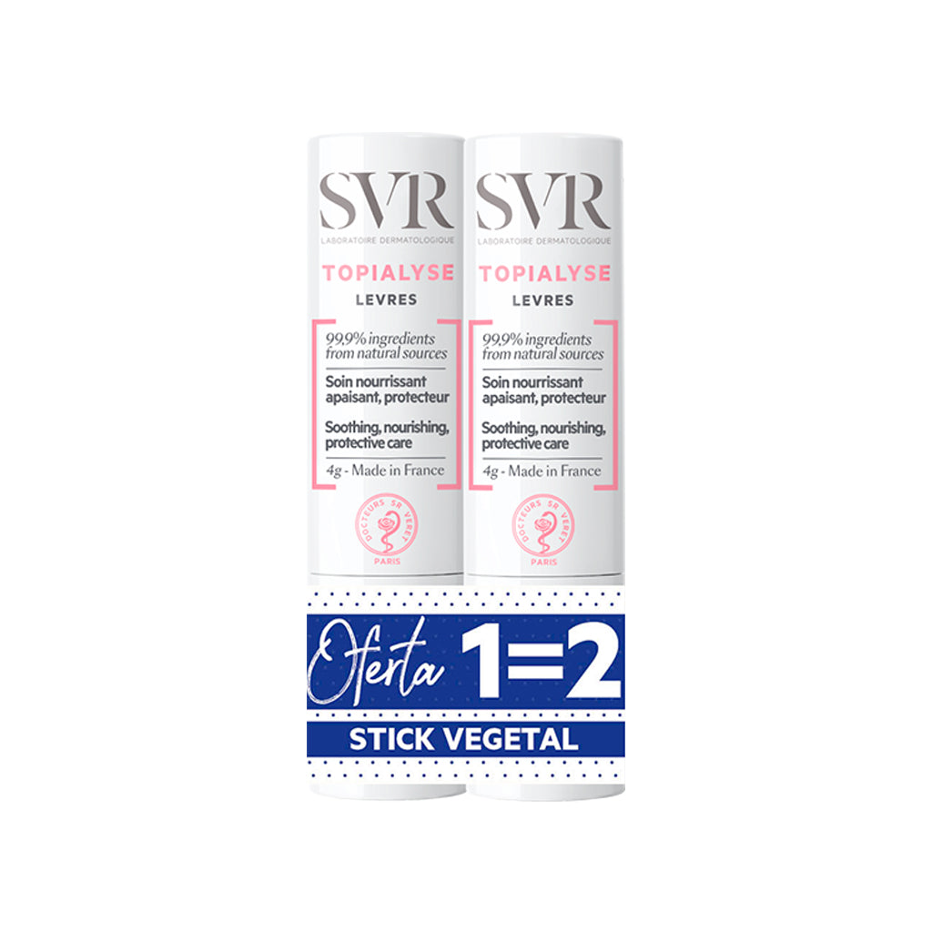 SVR Topialyse Duo Stick Labial Reparador e Nutritivo