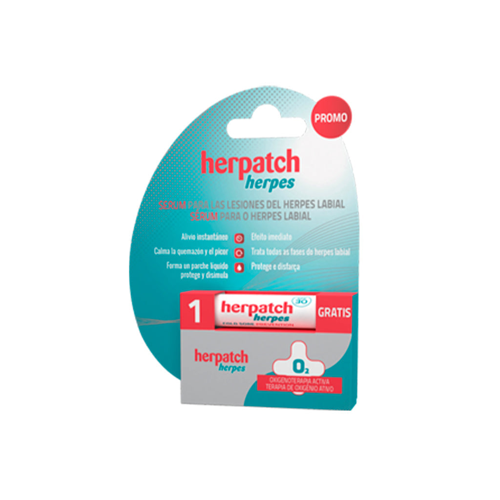 Sérum Penso Líquido para Herpes Labial com Oferta Prevent Stick Labial SPF30 Herpatch