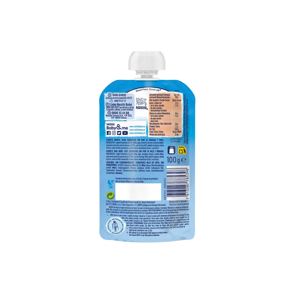 Nestlé Yogolino Maça e Morango (Pacotinho Lácteo)