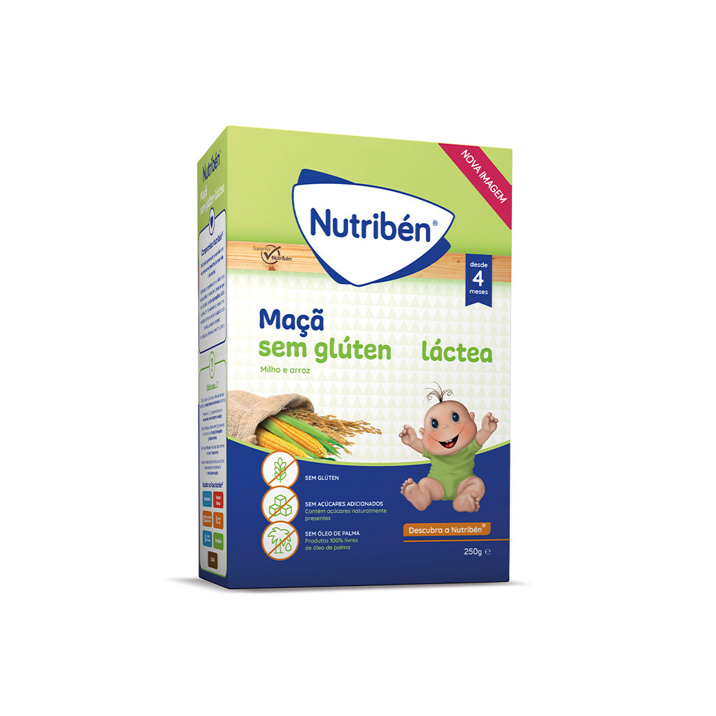 Papa Láctea Sem Glúten - Maçã Nutribén