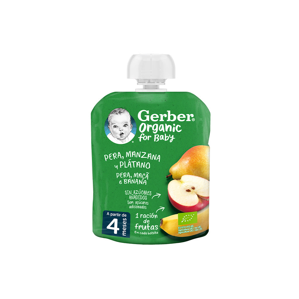 Gerber Gerber - Pera, Maçã e Banana (Pacotinho de Fruta)