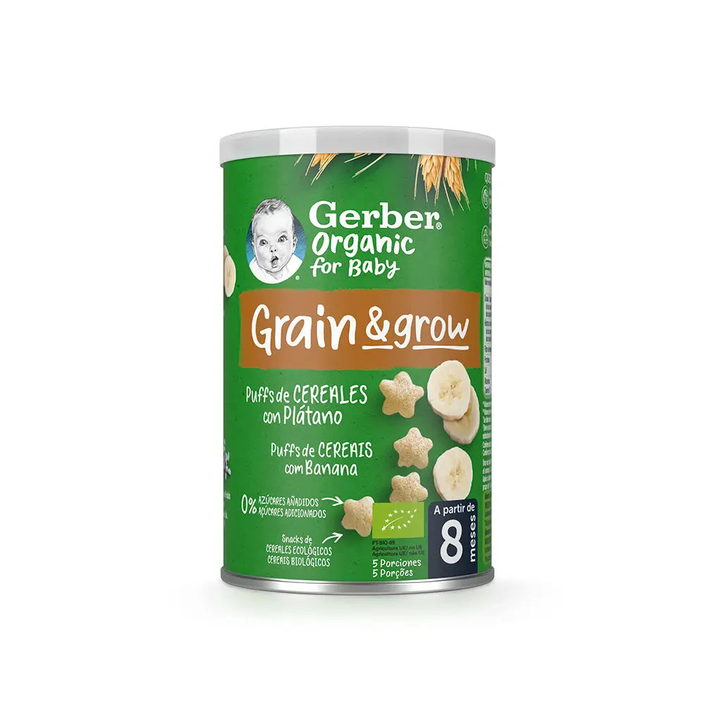 Gerber Puffs Orgânicos Banana