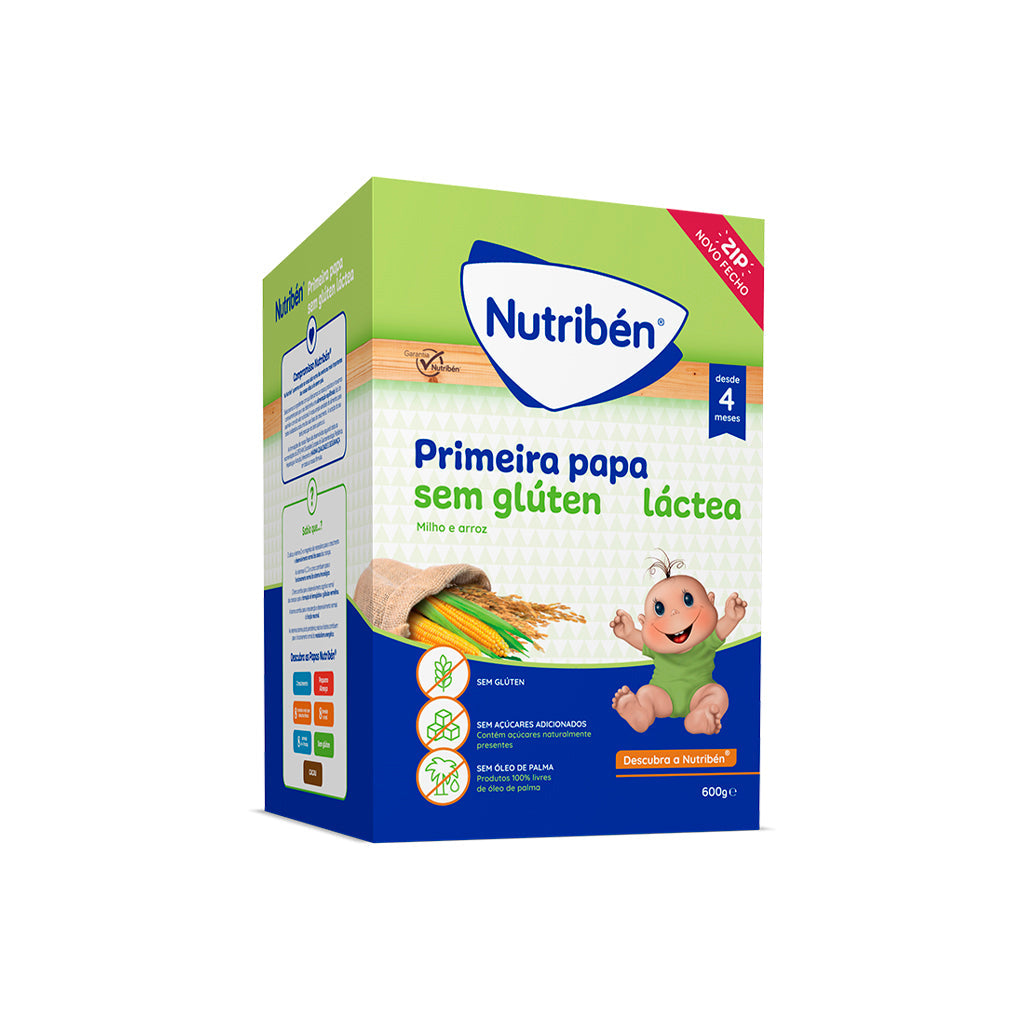 Primeira Papa Láctea Sem Glutén Nutribén
