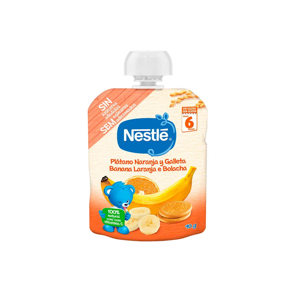 Nestlé Nestlé - Banana, Laranja e Bolacha (Pacotinho de Fruta)