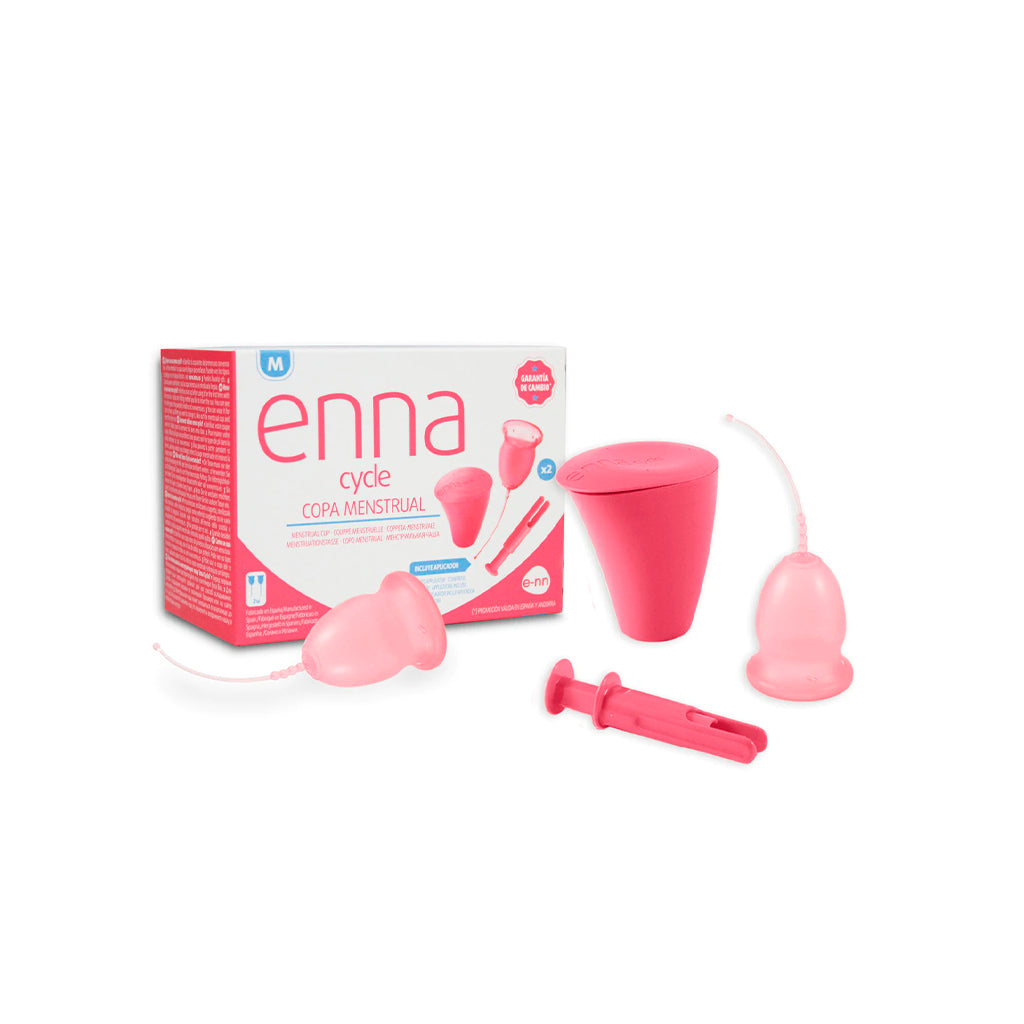 Copo Menstrual com Caixa Esterilizadora + Aplicador Enna