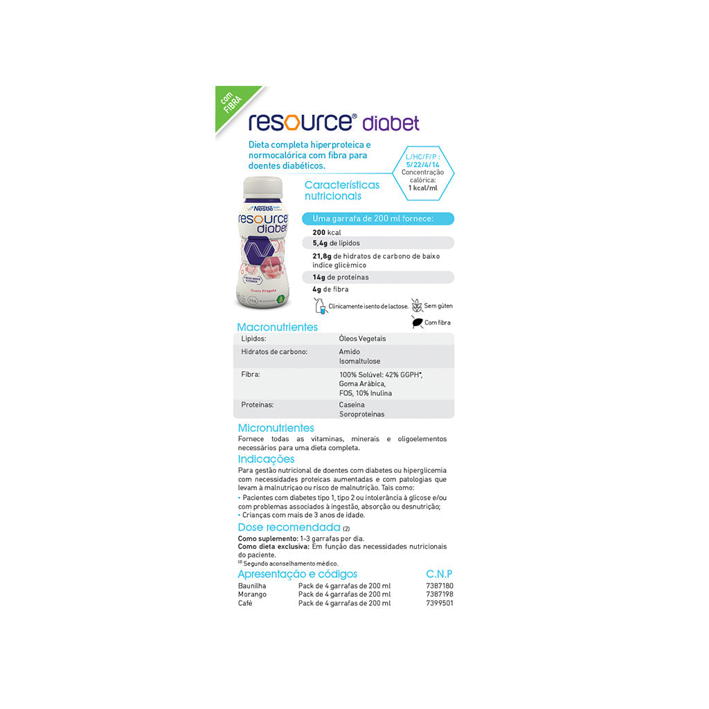Nestlé Resource DIABET Baunilha