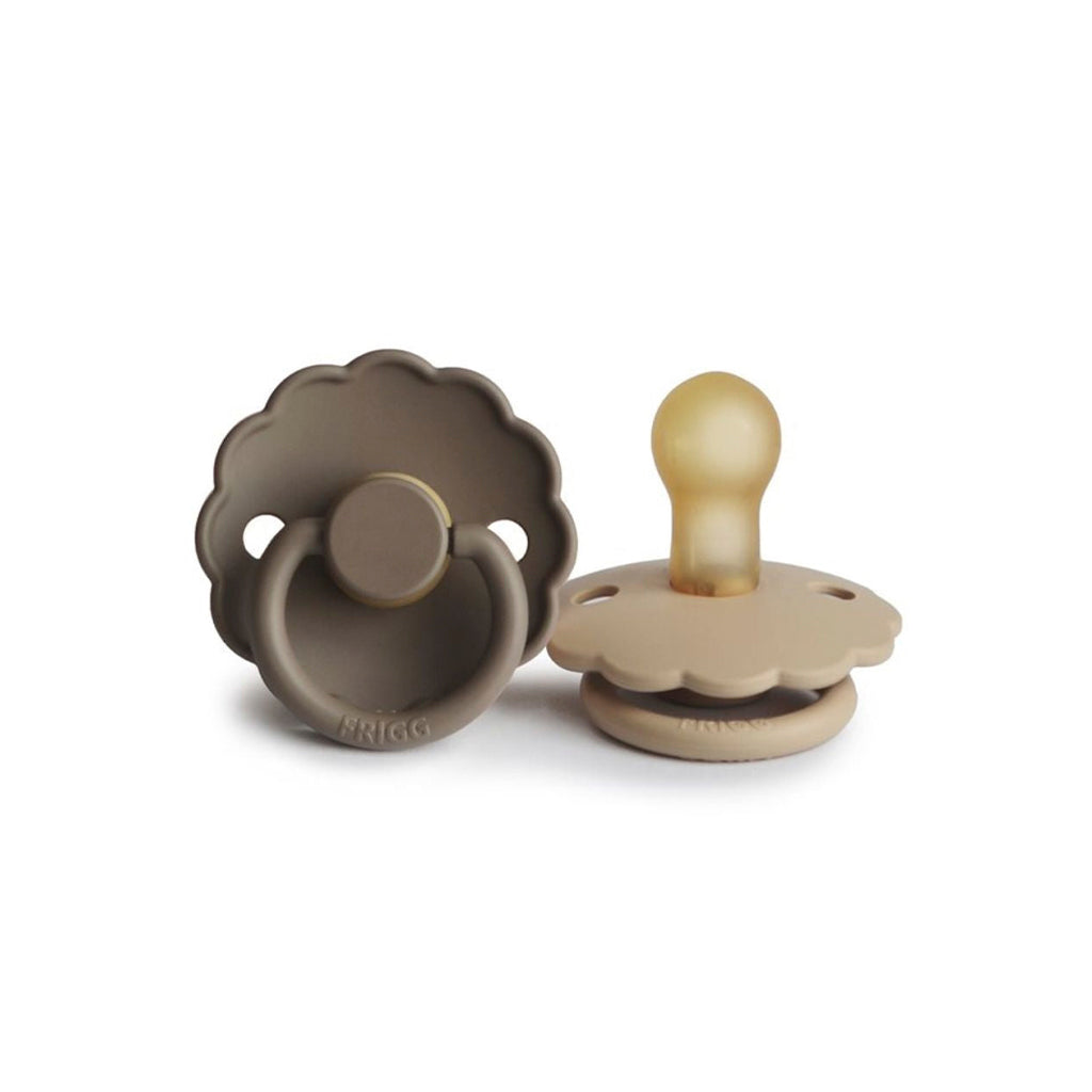 FRIGG Pack Chupeta Daisy Croissant/Portobello 0+