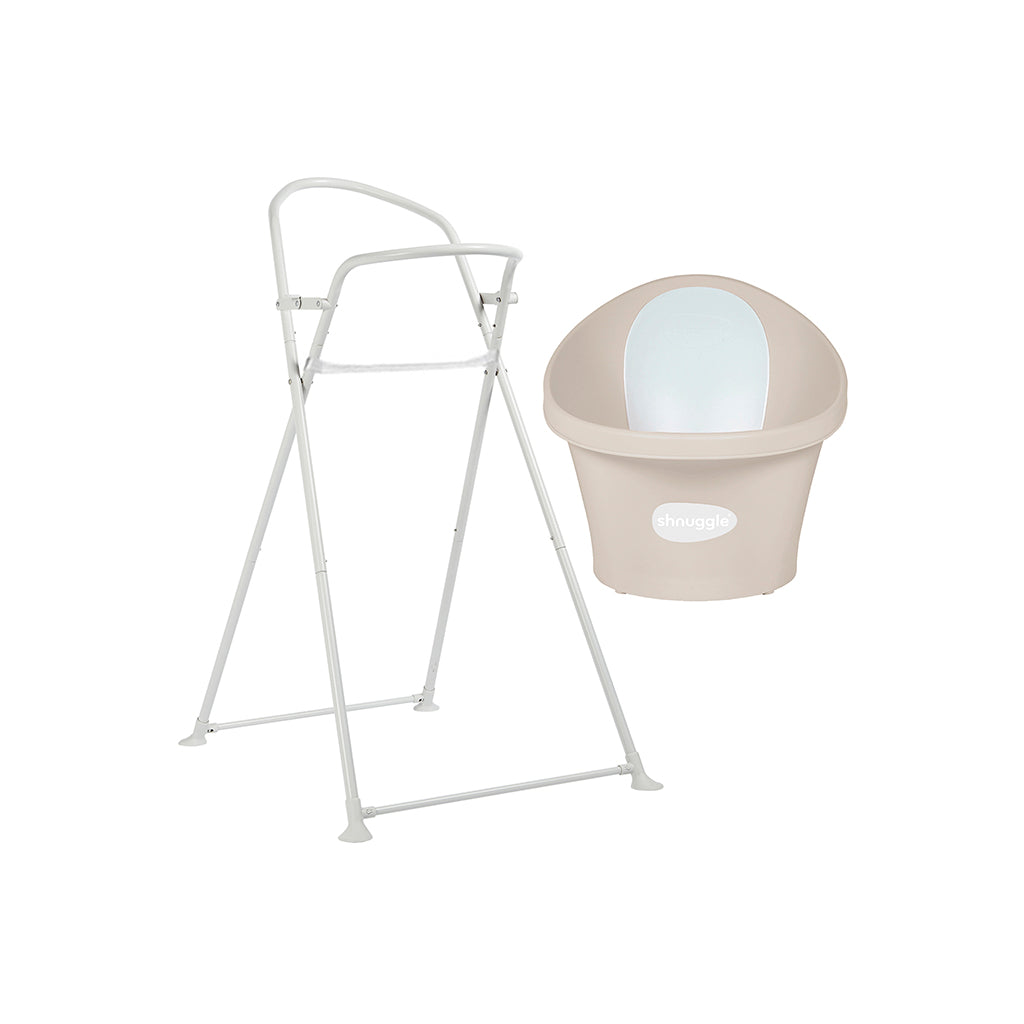 Banheira Ergonómica + Suporte Dobrável Shnuggle