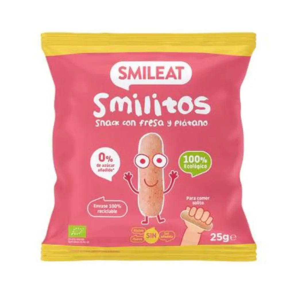 Smileat Smilitos Snack de Milho Morango e Banana