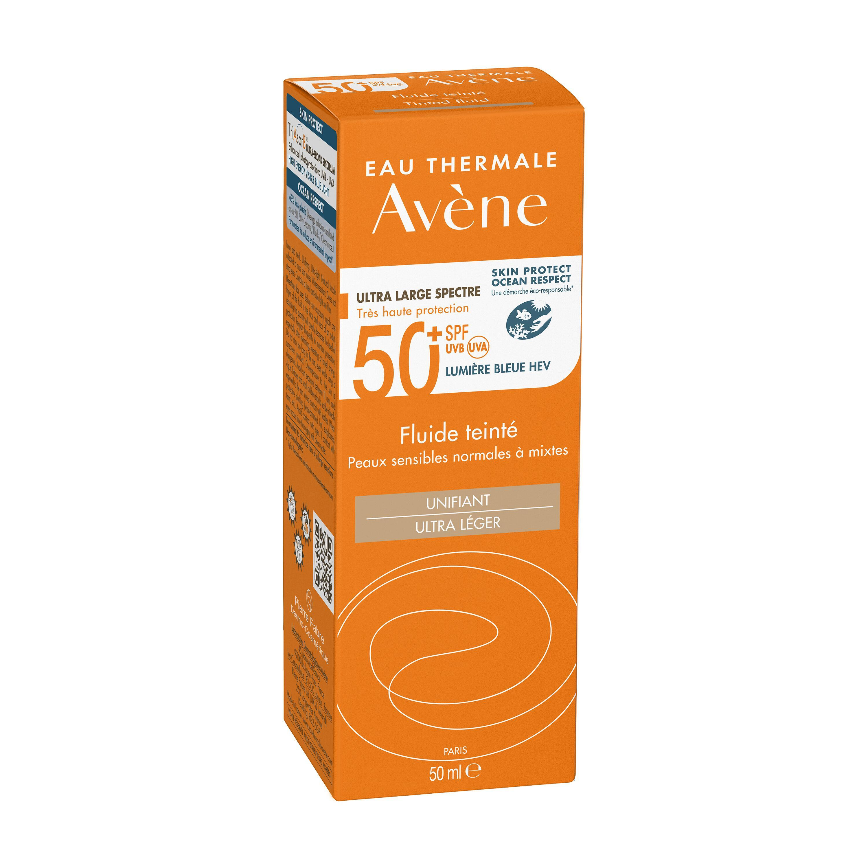Avène Fluido com Cor Solar SPF50+