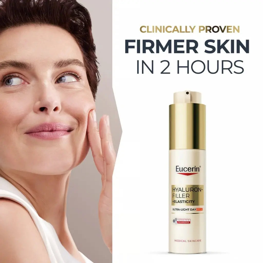 Eucerin Hyaluron Filer Elasticity Creme Dia Ultra Light SPF50