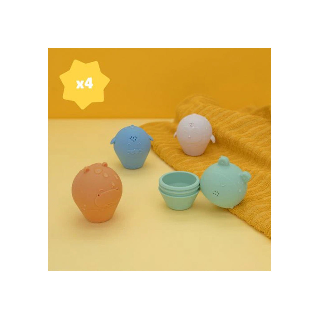 Badabulle Conjunto 4 Brinquedos de Banho em Silicone - Love my Pharma