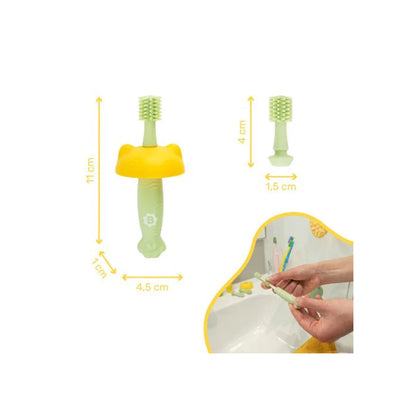 Badabulle Escova de Dentes Evolutiva Silicone - Love my Pharma