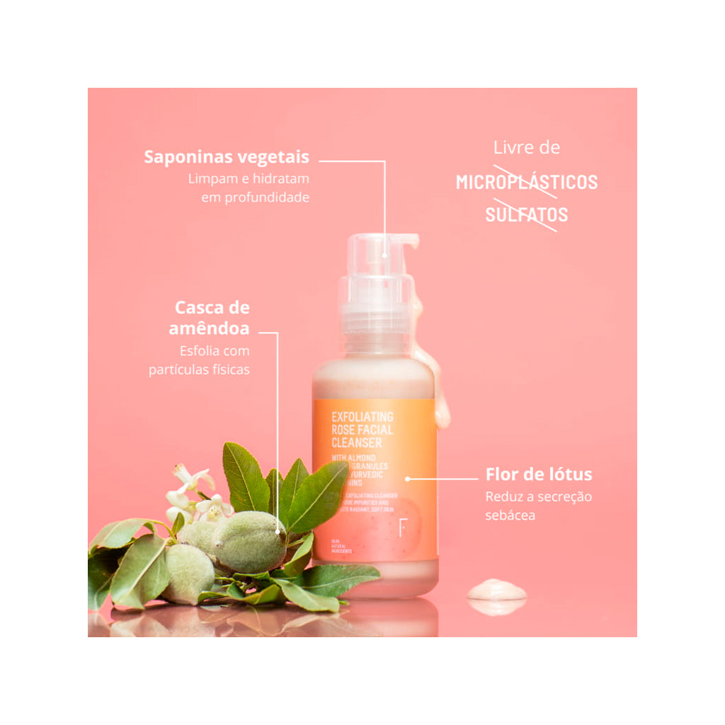 Exfoliating Rose Facial Cleanser
