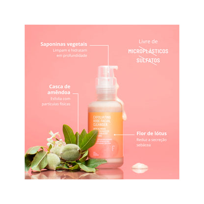 Exfoliating Rose Facial Cleanser