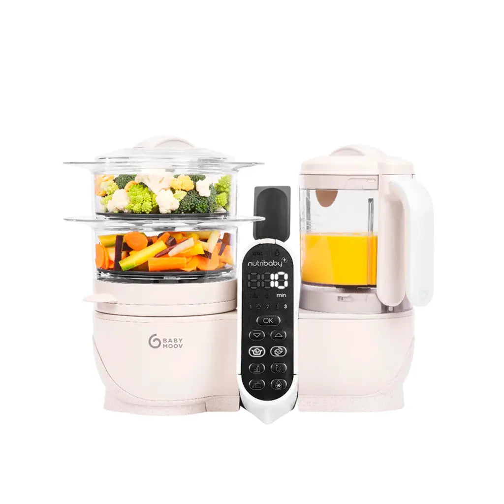 Babymoov Robot Cozinha Nutribaby Mineral Bege - Multifunções 6 em 1