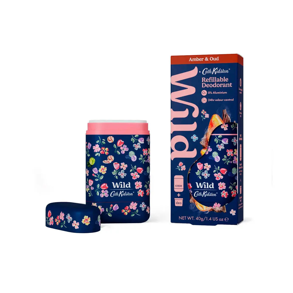 Cath Kidston Blue Amber and Agar Deo Case and Refill