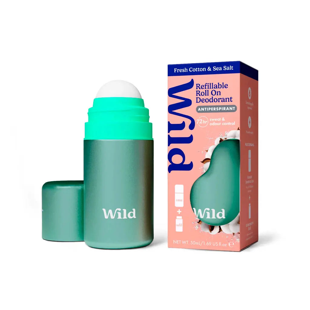 Fresh Cotton and Sea Salt Anti-Perspirant Roll-On Deo Case and Refill